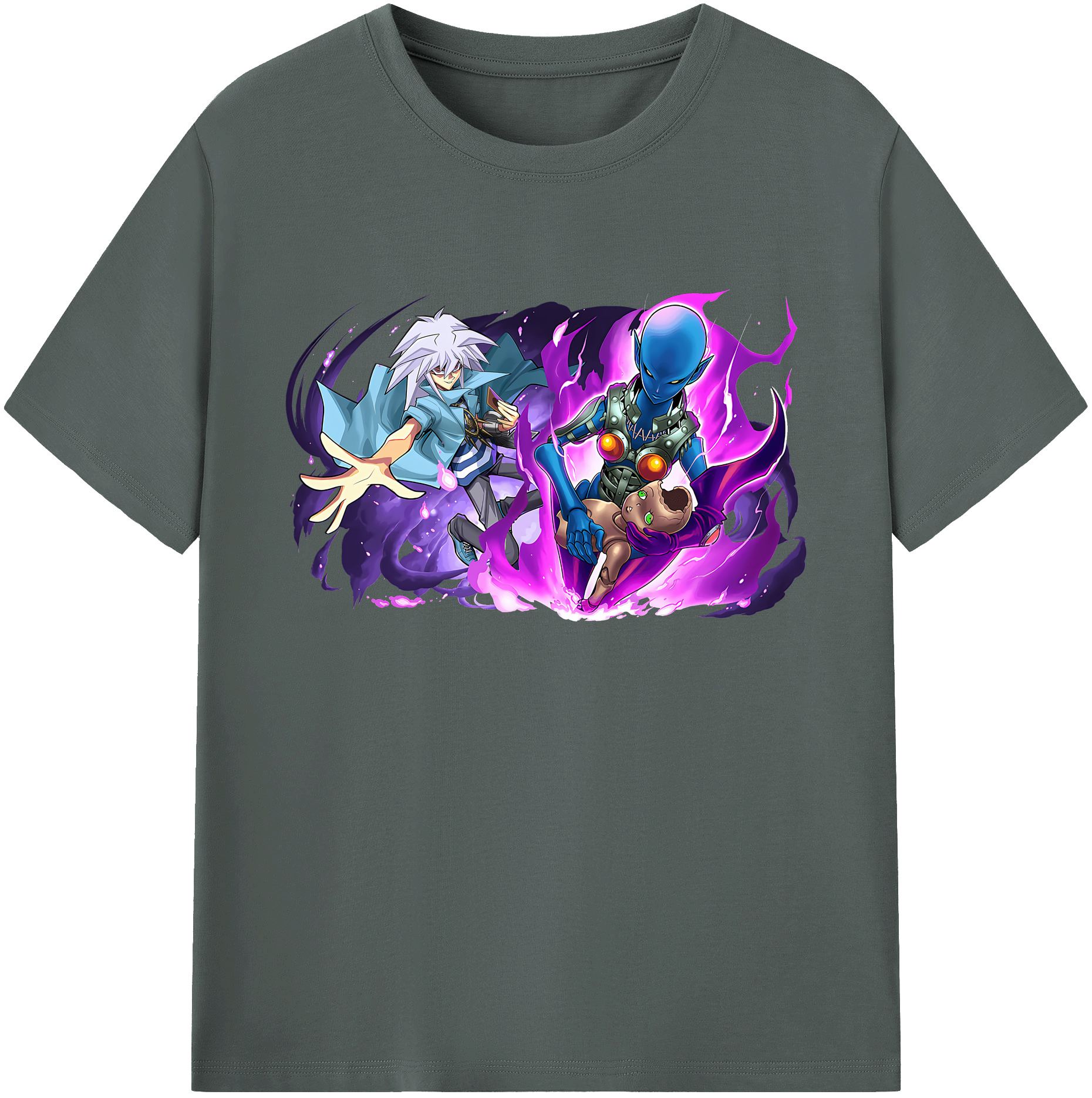 （画像用） 遊☆戯☆王 Yu-Gi-Oh! 綿100％ メンズ半袖Tシャツ｜肌触りやわらか＆通気性